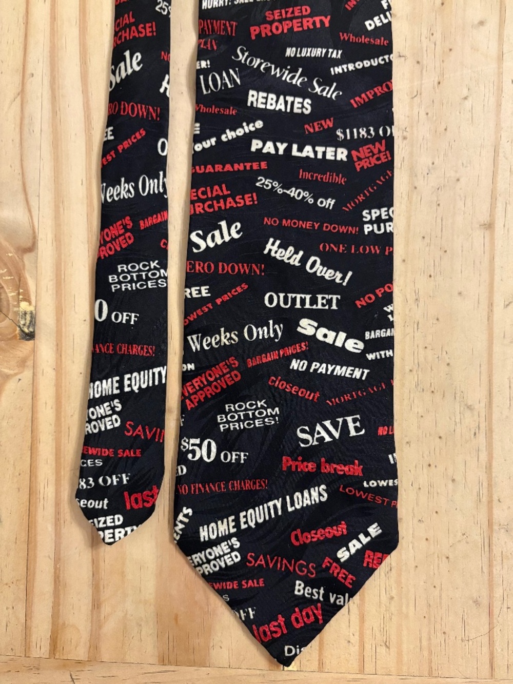Vintage Museum Artifacts Silk Tie